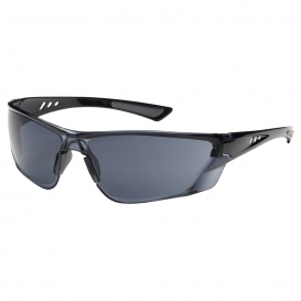 Bouton 250-32-0521 Recon Safety Glasses - Gloss Black Frame - Smoke/Gray FogLess 3Sixty Anti-Fog Lens