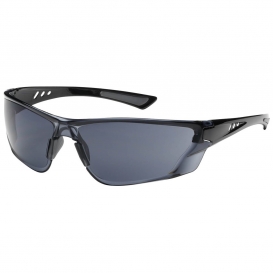 Bouton 250-32-0521 Recon Safety Glasses - Gloss Black Frame - Smoke/Gray FogLess 3Sixty Anti-Fog Lens