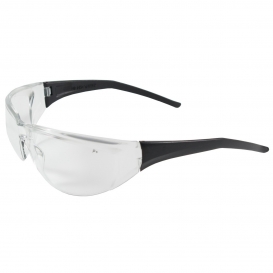 Bouton 250-34-0031 Supersonic Safety Glasses - Black Ratcheting temples - Clear Anti-Fog Gradient Lens