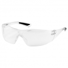 Bouton 250-49-0000 Pulse Safety Glasses - Clear Temples - Clear Lens
