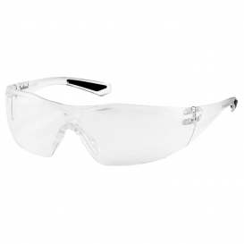 Bouton 250-49-0520 Pulse Safety Glasses - Clear Temples - Clear FogLess 3Sixty Anti-Fog Lens