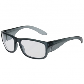 Bouton 250-57-0020 Bond Safety Glasses - Translucent Charcoal Frame - Clear Anti-Fog Lens