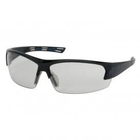 Bouton 250-59-0521 Xtricate Safety Glasses - Dark Blue Temples - Light Gray FogLess 3Sixty Anti-Fog Lens