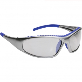 Bouton FlashFire Safety Glasses - Silver Frame - Clear Anti-Fog Lens