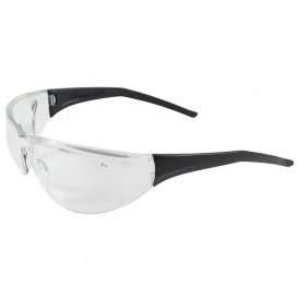 Bouton Tranzmission Safety Glasses - Black Temples - Clear Lens