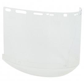 Bouton 251-01-5210 Polycarbonate Safety Visor with Chin Cup - Universal Fit - Clear