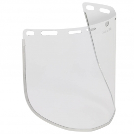 Bouton 251-01-7204 Polycarbonate Safety Visor with Aluminum Binding - Universal Fit - Clear