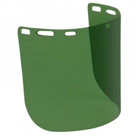 Bouton 251-01-7311 Uncoated Polycarbonate Safety Visor - Universal Fit - Medium Green