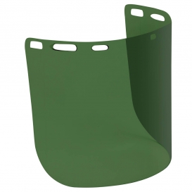 Bouton 251-01-7312 Uncoated Polycarbonate Safety Visor - Universal Fit - Dark Green Tint