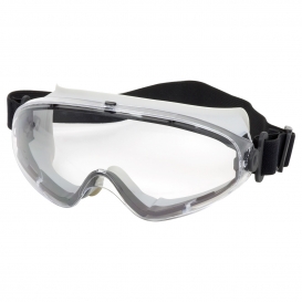 Bouton 251-80-0020 Fortis II Safety Goggles - Light Gray Frame - Clear Anti-Fog Lens