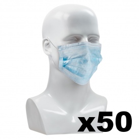 PIP 270-4000 Disposable Face Mask - 50 Pack