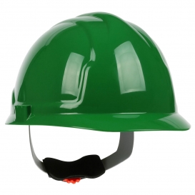 PIP 280-CW4200 Cap Style Hard Hat - 4-Point Wheel Ratchet Suspension - Green