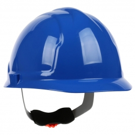 PIP 280-CW4200 Cap Style Hard Hat - 4-Point Wheel Ratchet Suspension - Blue