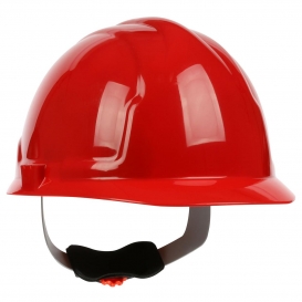PIP 280-CW4200 Cap Style Hard Hat - 4-Point Wheel Ratchet Suspension - Red