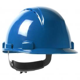 PIP 280-HP1141RSPV Dynamic Logan Vented Cap Style Hard Hat - 4-Point Ratchet Suspension - Royal