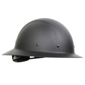 PIP 280-HP1471R-11M Dynamic Wolfjaw Smooth Dome Full Brim Hard Hat - 8-Point Ratchet Suspension - Matte Carbon Fiber