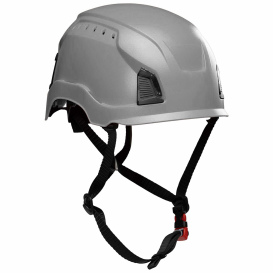 PIP 280-HP1491RV Traverse ANSI Type II Vented Climbing Helmet - Ratchet Suspension - Gray