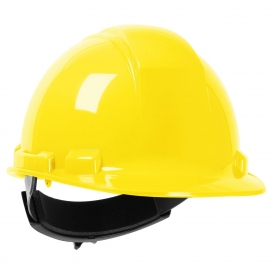 PIP 280-HP241R Dynamic Whistler Cap Style Hard Hat- 4-Point Ratchet Suspension - Yellow