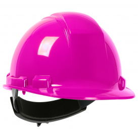 PIP 280-HP241R Dynamic Whistler Cap Style Hard Hat- 4-Point Ratchet Suspension - Pink