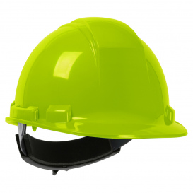PIP 280-HP241R Dynamic Whistler Cap Style Hard Hat- 4-Point Ratchet Suspension - Hi-Vis Yellow