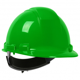 PIP 280-HP241R Dynamic Whistler Cap Style Hard Hat- 4-Point Ratchet Suspension - Lime