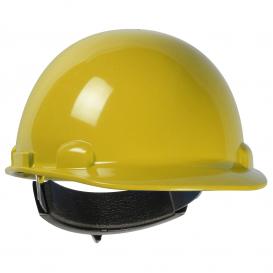 PIP 280-HP341R Dynamic Dom Cap Style Hard Hat - 4-Point Wheel Ratchet Suspension - Yellow