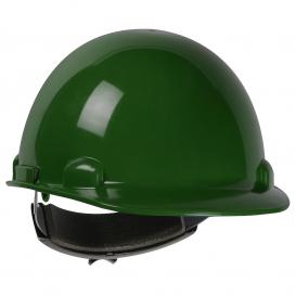 PIP 280-HP341R Dynamic Dom Cap Style Hard Hat - 4-Point Wheel Ratchet Suspension - Dark Green