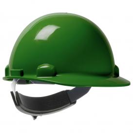 PIP 280-HP341SR Dynamic Dom Cap Style Hard Hat - 4-Point Swing Ratchet Suspension - Dark Green