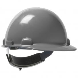PIP 280-HP341SR Dynamic Dom Cap Style Hard Hat - 4-Point Swing Ratchet Suspension - Gray