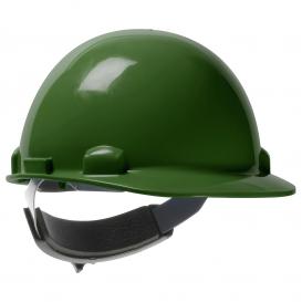 PIP 280-HP341SR Dynamic Dom Cap Style Hard Hat - 4-Point Swing Ratchet Suspension - Green