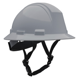 PIP 280-HP642R-CH Dynamic Kilimanjaro ANSI Type II Full Brim Hard Hat - 4-Point Ratchet Suspension - Gray