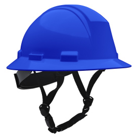 PIP 280-HP642R-CH Dynamic Kilimanjaro ANSI Type II Full Brim Hard Hat - 4-Point Ratchet Suspension - Royal