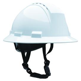 PIP 280-HP642RV-CH Dynamic Kilimanjaro Vented Full Brim Hard Hat - 4-Point Ratchet Suspension - White