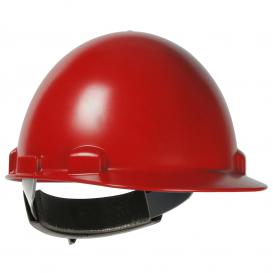 PIP 280-HP841R Dynamic Stromboli Cap Style Smooth Dome Hard Hat - 4-Point Ratchet Suspension - Red