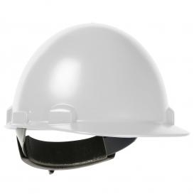 PIP 280-HP841SR Dynamic Stromboli Cap Style Smooth Dome Hard Hat - 4-Point Swing Wheel Ratchet Suspension - White