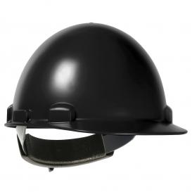PIP 280-HP841SR Dynamic Stromboli Cap Style Smooth Dome Hard Hat - 4-Point Swing Wheel Ratchet Suspension - Black