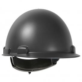 PIP 280-HP851R Dynamic Vesuvio Cap Style Smooth Dome Hard Hat - 4-Point Swing Wheel Ratchet Suspension - Dark Gray