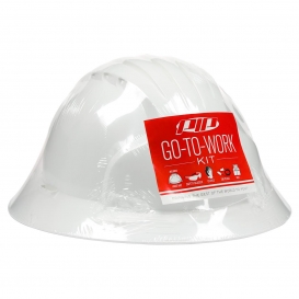 PIP 289-GTW-6141 Go-To-Work Kit with Full Brim Hard Hat - White