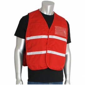 PIP 300-1508 Polyester Non-ANSI Incident Command Vest - Red