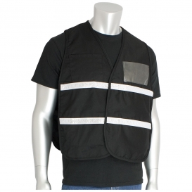 PIP 300-2502 Cotton/Polyester Non-ANSI Incident Command Vest - Black