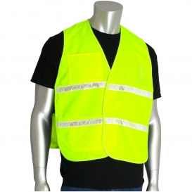PIP 300-2513 Cotton/Polyester Non-ANSI Incident Command Vest - Hi-Vis Yellow