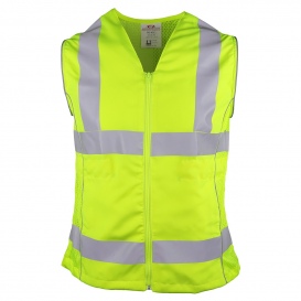PIP 302-0312 Type R Class 2 Women\'s Solid Front Contoured Safety Vest