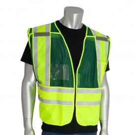 PIP 302-PSV-GRN Type P Class 2 Public Safety Vest - Yellow/Green