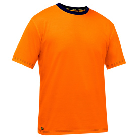 PIP 310M1118 Bisley Non-ANSI Short Sleeve Safety Shirt - Orange