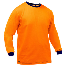 PIP 310M6118 Bisley Non-ANSI Long Sleeve Safety Shirt - Orange