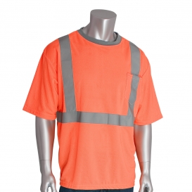PIP 312-1200 Type R Class 2 Short Sleeve Safety T-Shirt - Orange