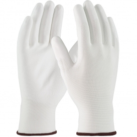 PIP 33-115 Seamless Knit Polyester Gloves - Polyurethane Coated Smooth Grip on Palm & Fingers
