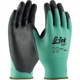PIP 33-825 G-Tek GP Medium Weight Seamless Knit Nylon Gloves - Polyurethane Coated Smooth Grip on Palm & Fingers