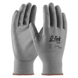 Project Source Large Black Polyurethane Dipped Polyester Gloves, (3-Pairs)  in the Work Gloves department at