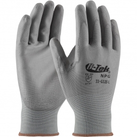 PIP 33-G125 G-Tek NPG Seamless Knit Nylon Gloves - Polyurethane Coated Smooth Grip on Palm & Fingers